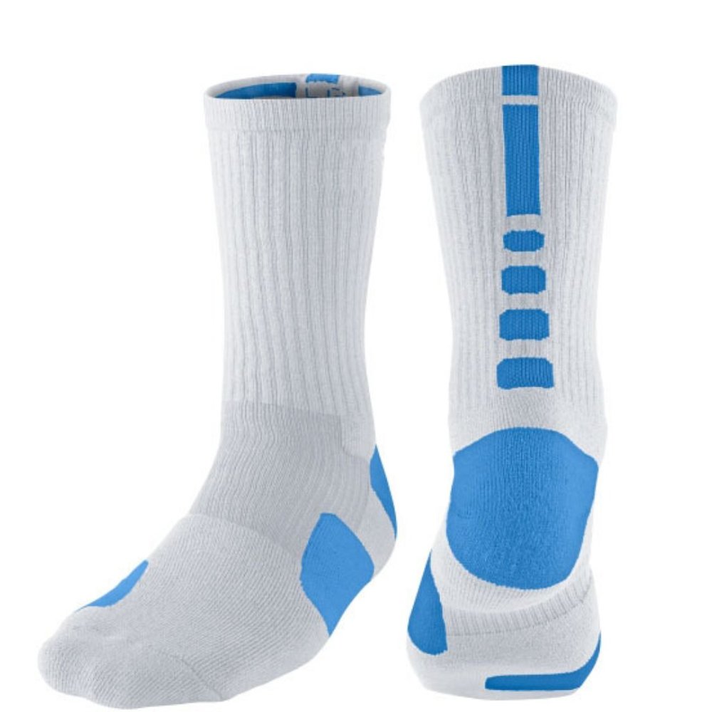 Men's Nike Elite Crew Socks | L | White/PowderBL